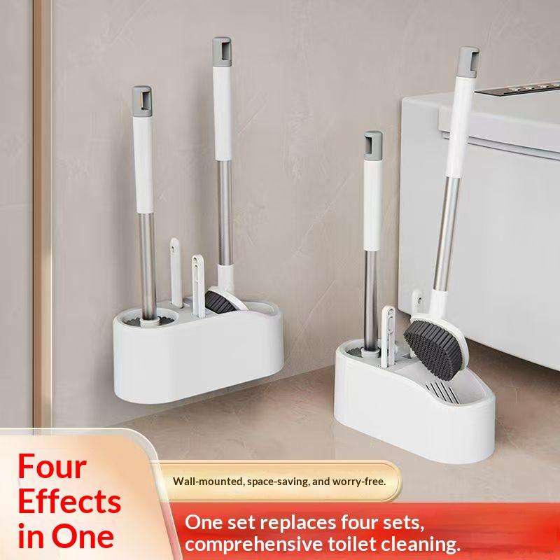 Plunger Toilet - 1Pc/set 4-in-1 Multifunction Toilet Brush Set