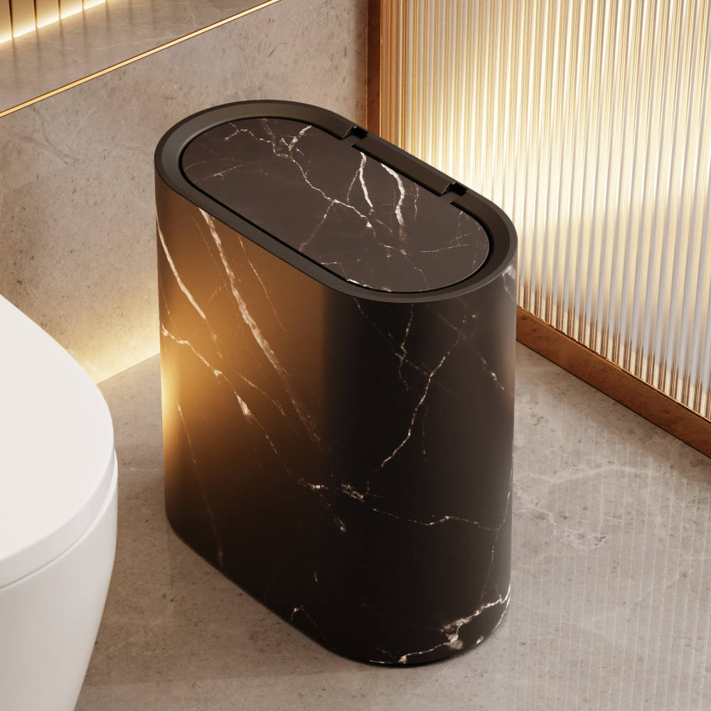 Minimalist Slim Trash Can Narr - đánh giá và giá Home Essentials Bathroom Storage
