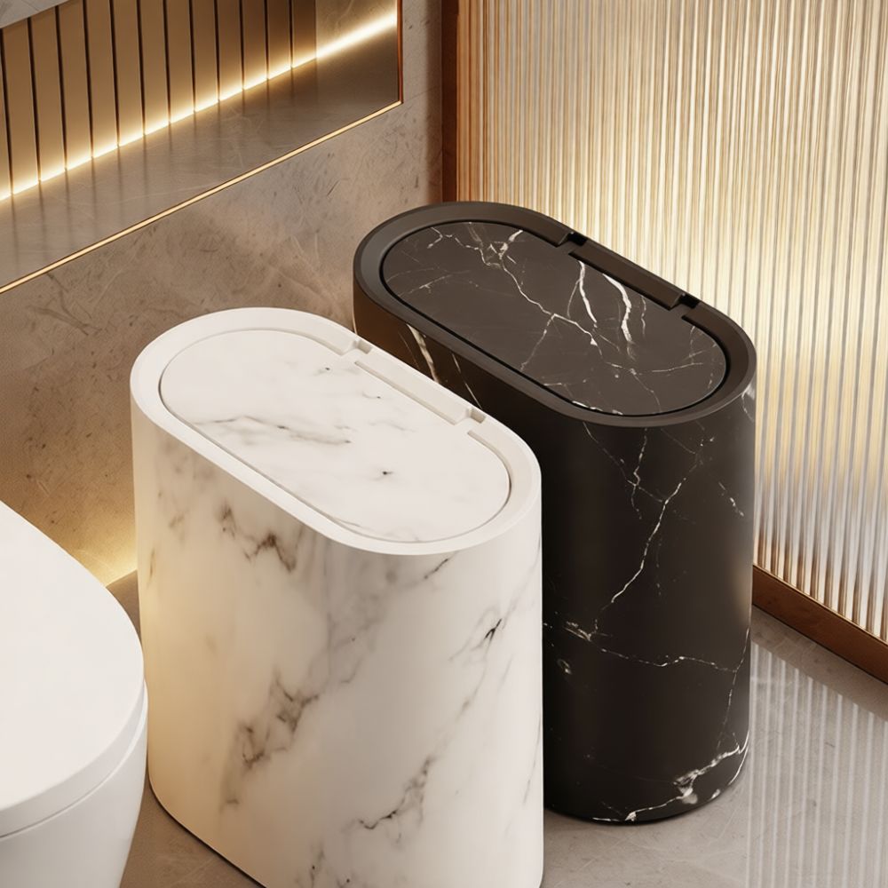 Minimalist Slim Trash Can Narr - đánh giá và giá Home Essentials Bathroom Storage
