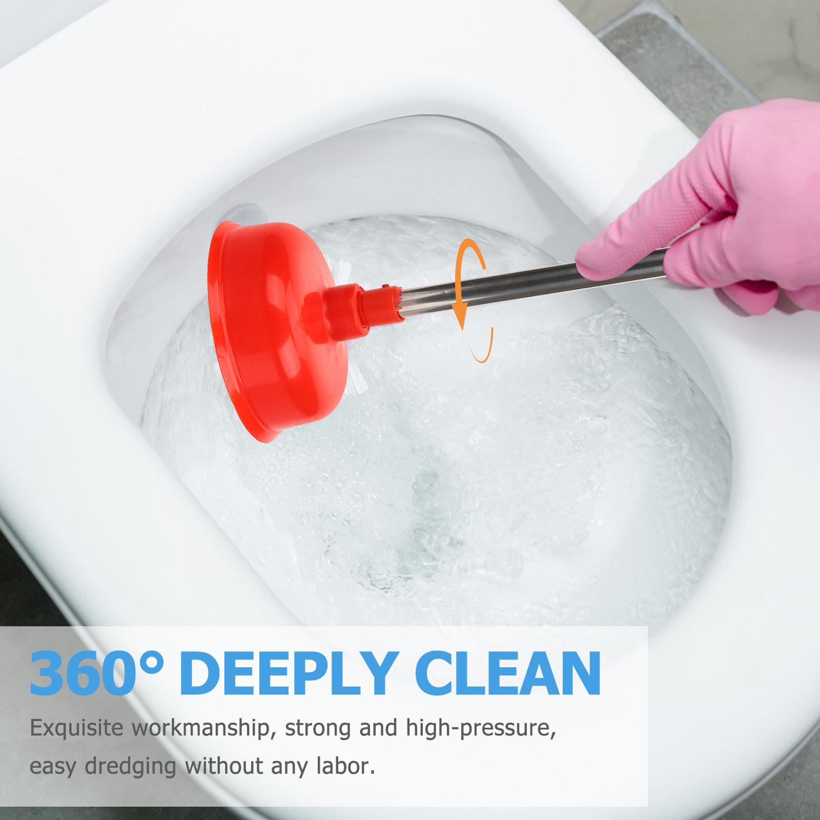 Efficient Long Handle Toilet P - đánh giá và giá Plunger Toilet