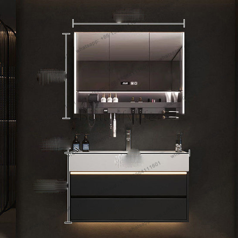 YJ Luxury Drawers Cupboard Pap - đánh giá và giá Home Bathroom Vanity Combo